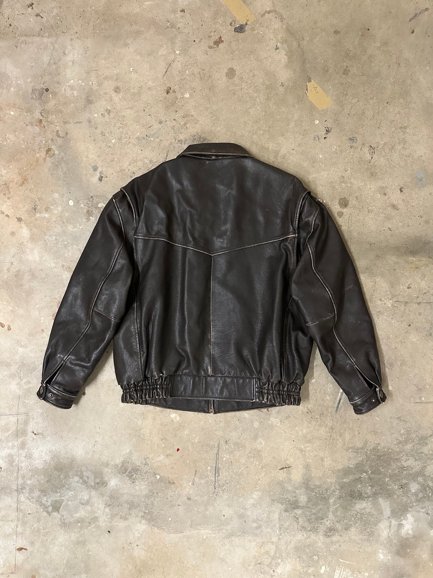 CAMEL Vintage Lederjacke - XL